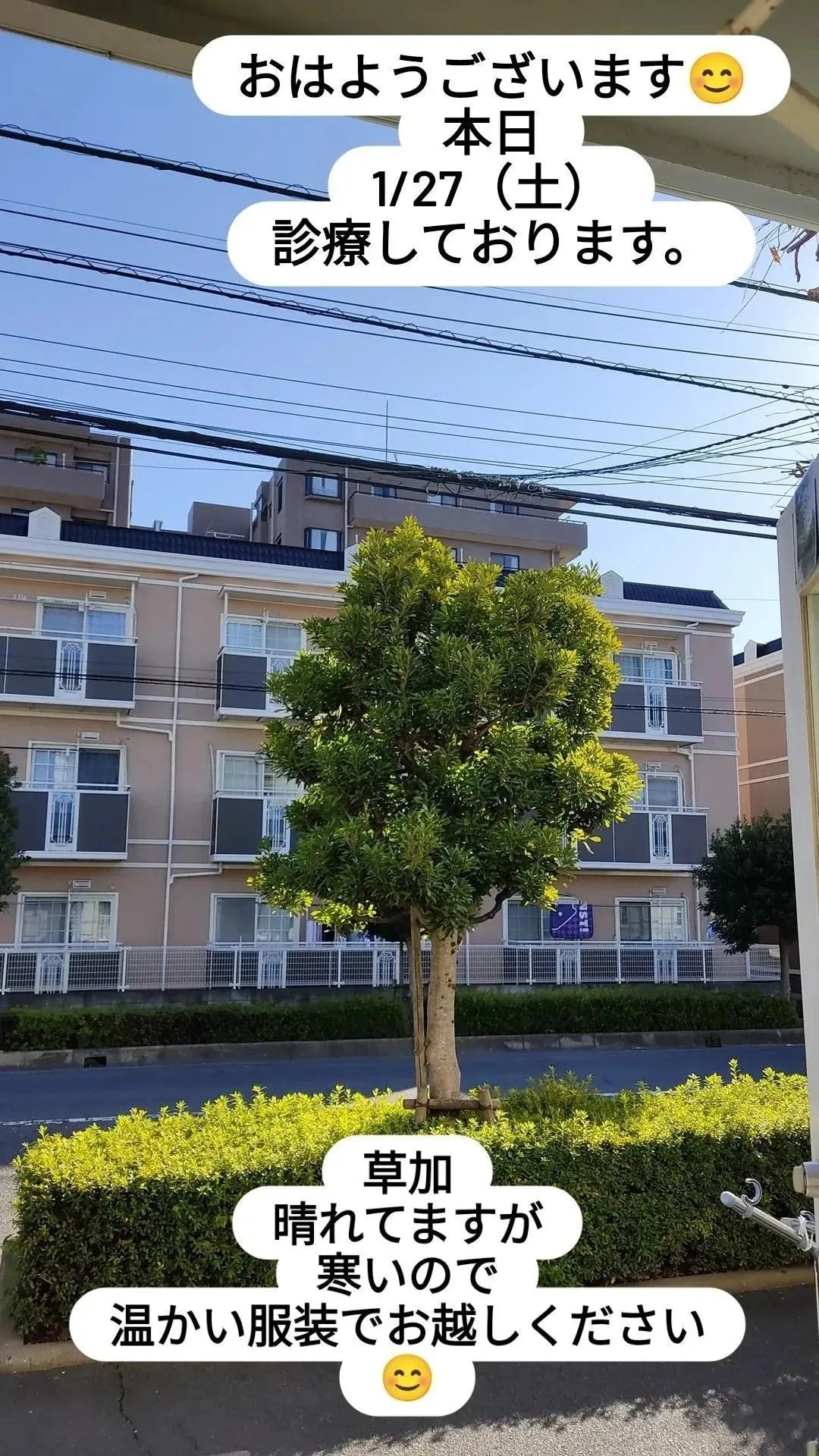 2024.1.27　本日の代表あいさつ