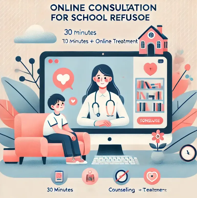 オンライン診療 未来サポート（登校拒否児支援）はじめました