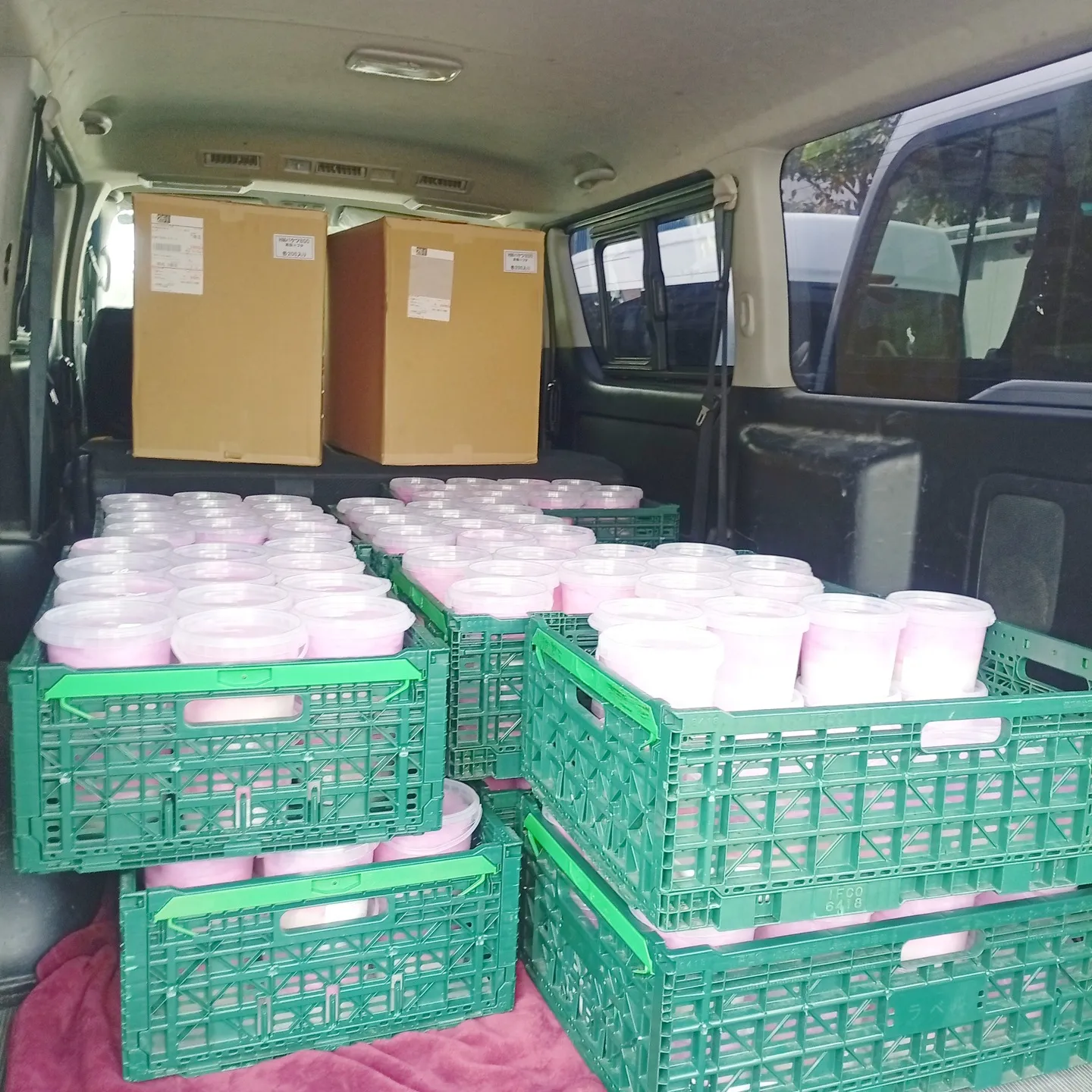 今日は朝からPTA活動から〜(*^^*)✨