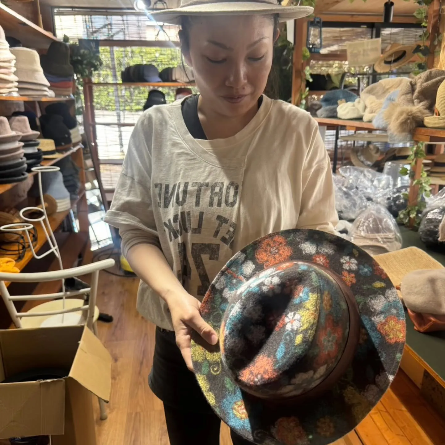 👒✨田中帽子店さんにお友だちと行ってきました✨👒