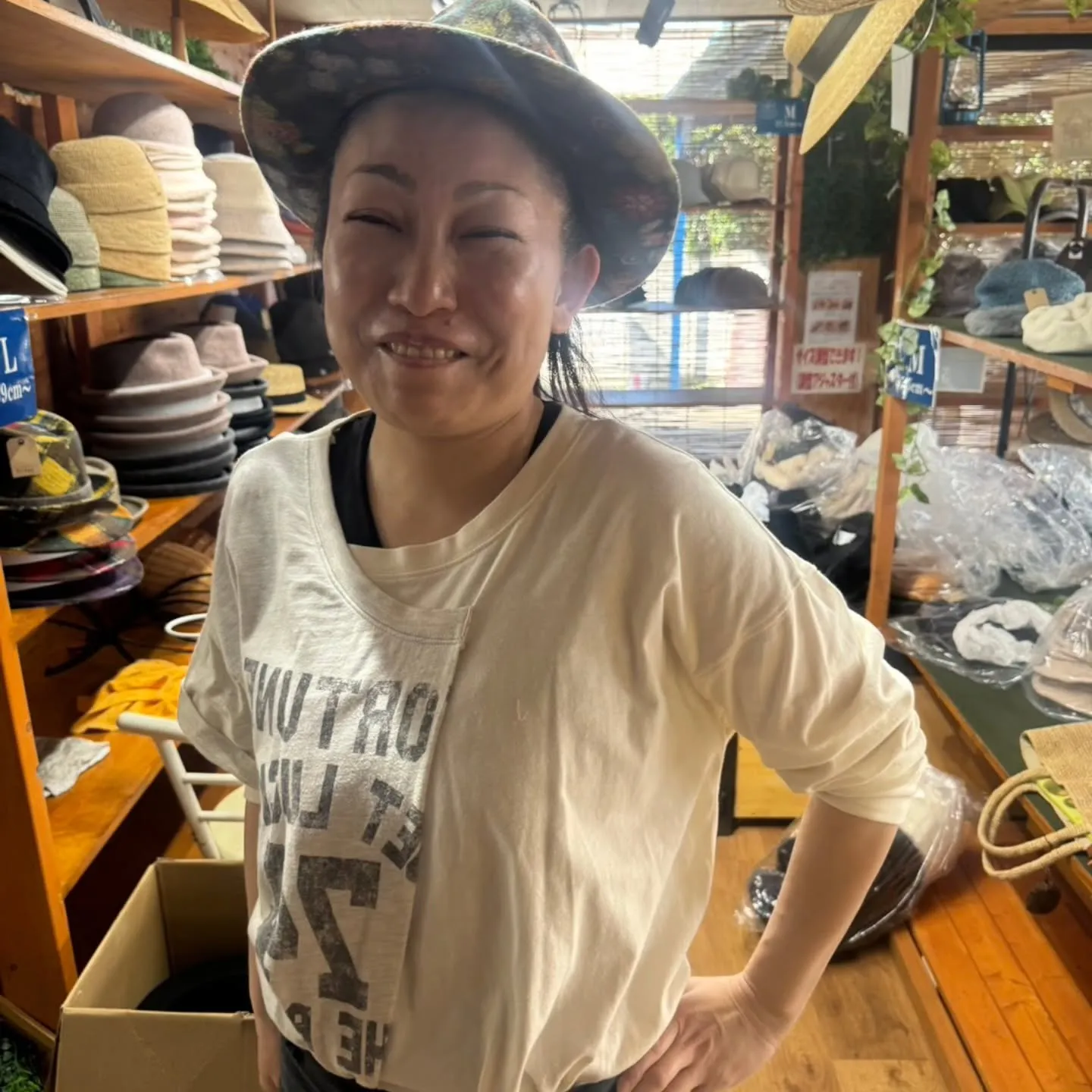 👒✨田中帽子店さんにお友だちと行ってきました✨👒