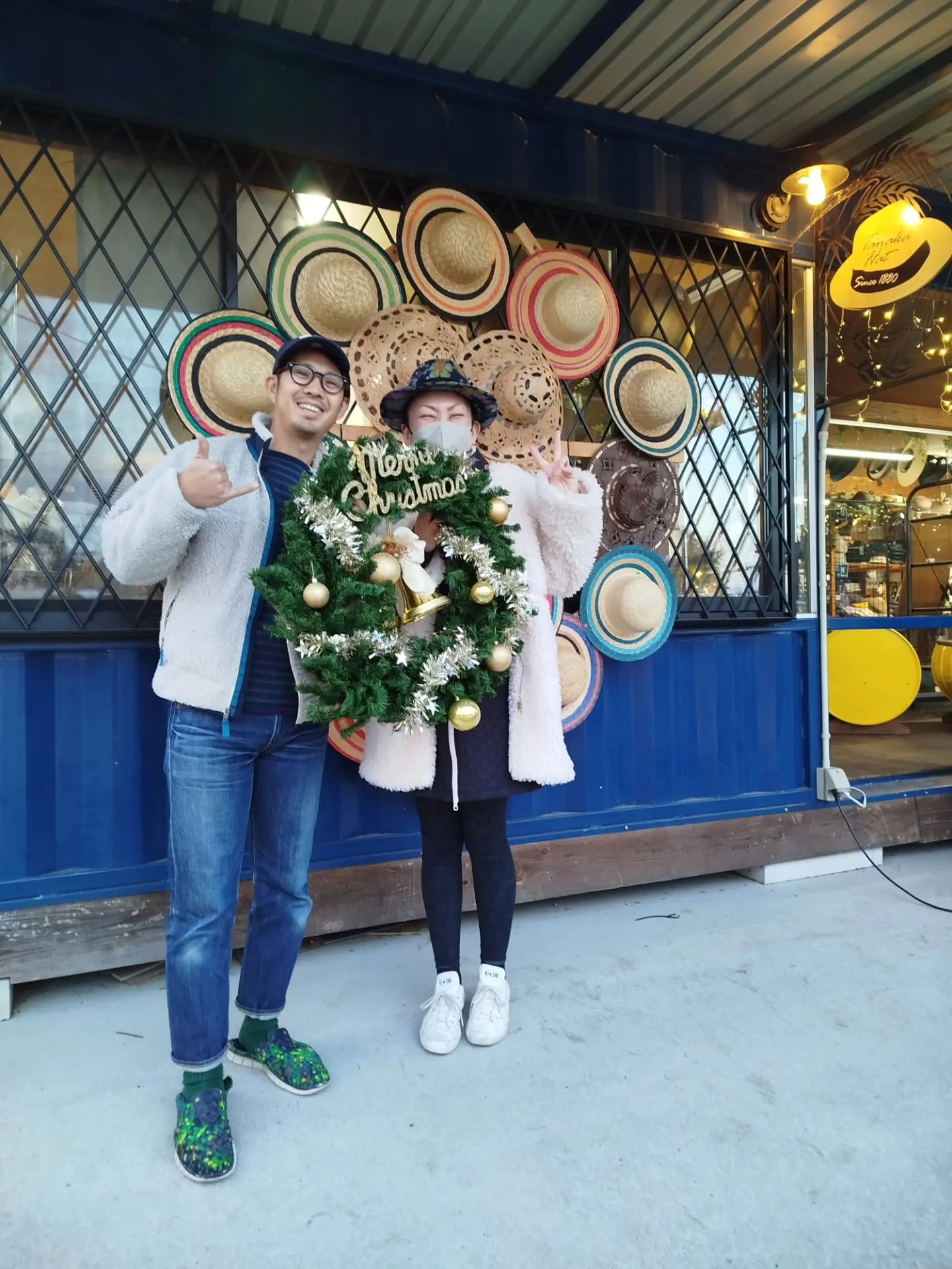 素敵なお帽子を見つけて、