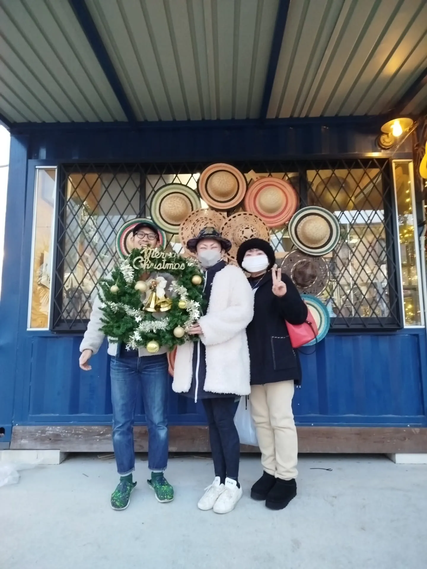 素敵なお帽子を見つけて、