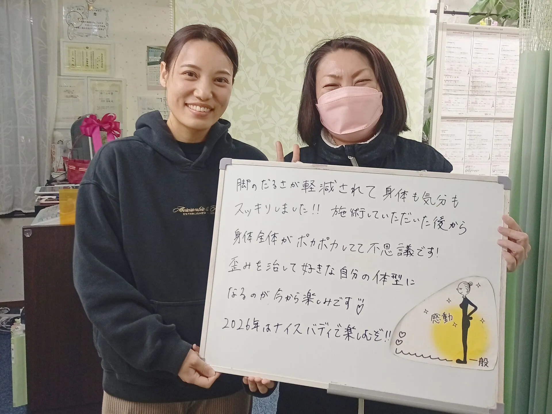 【脚のだるさが軽減されて・・・】